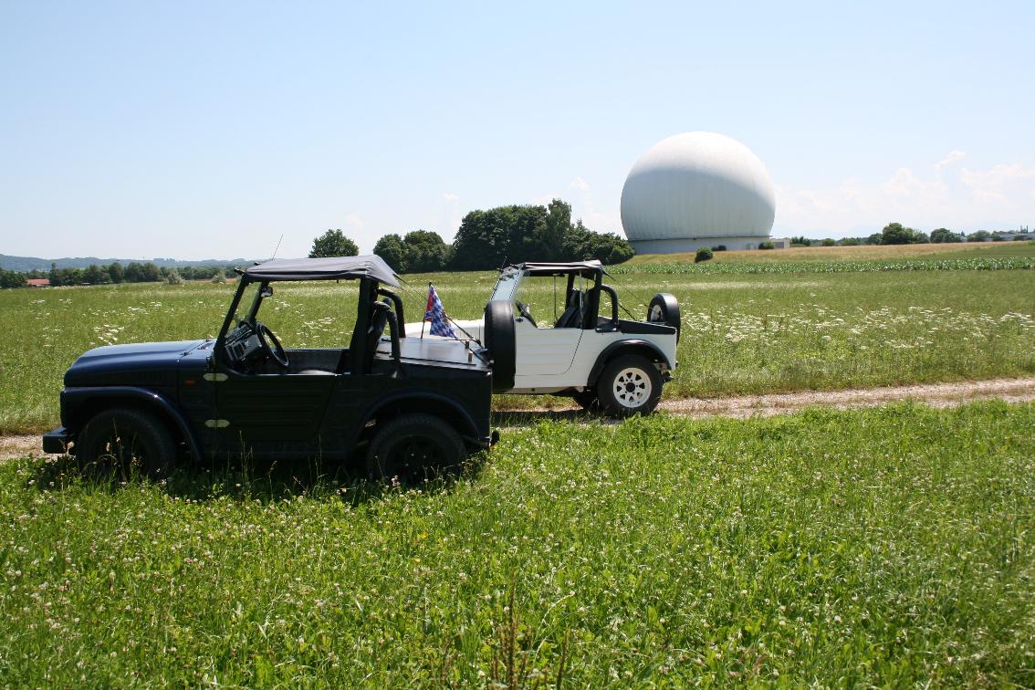 Am Ziel unserer kleinen LJ-80 Tour